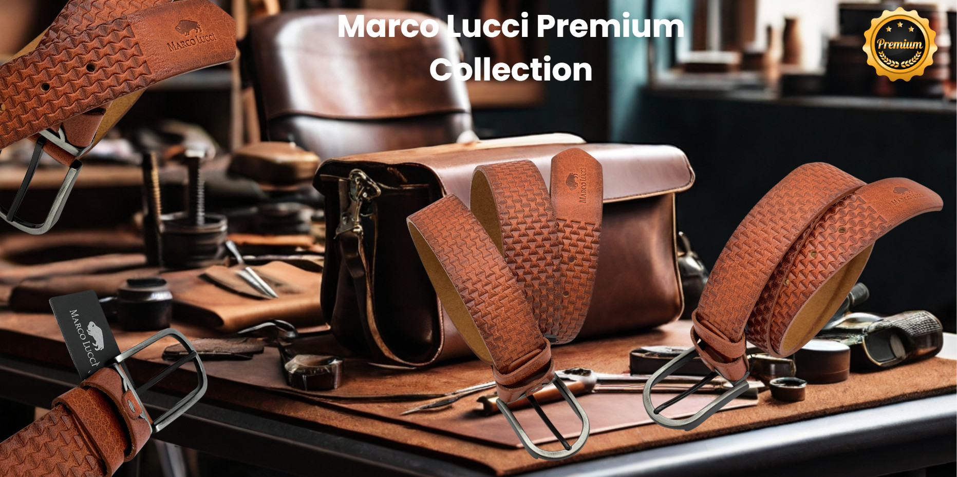 curele piele pentru barbati design elegant de la brandul marco lucci